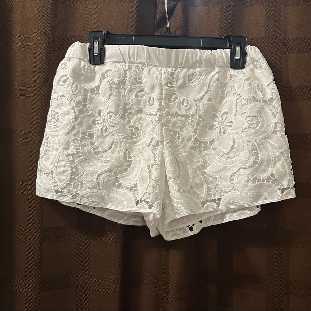 RAG & BONE White Amy Lace Shorts size small - Picture 4 of 9